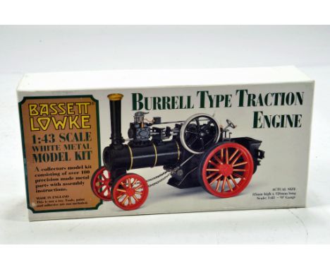 Bassett Lowke 1/43 White Metal Model Kit of Burrell Traction Engine. Complete.
