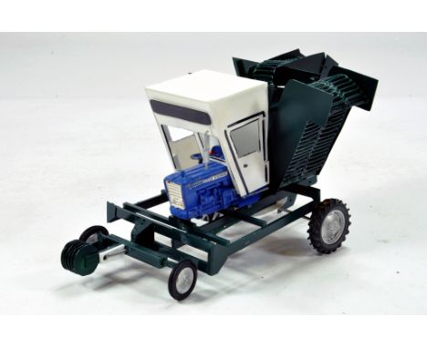An unusual bespoke farm build in 1/32 of a self propelled Beet Harvester comprising Ford 5000 Tractor. Unique.