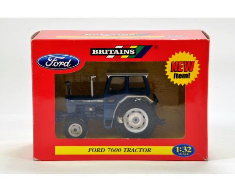 Britains 1/32 Farm Issue comprising Ford 7600 Tractor. Generally E to NM. 