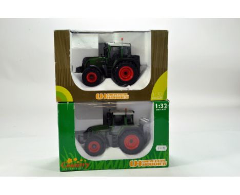 Universal Hobbies 1/32 Farm Issue comprising Fendt 415 Tractor and one other. E to NM in Boxes. (2)