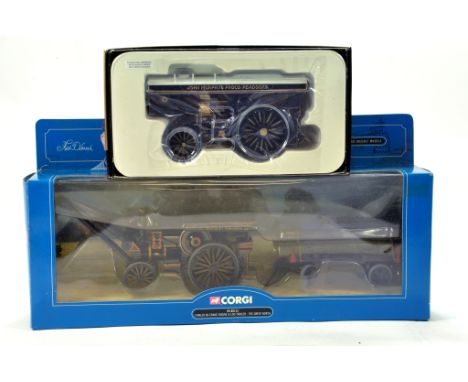 Assorted Corgi Commercial duo comprising Vintage Glory Steam models. Generally E to NM in Boxes. (2)