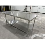 Stainless Steel Prep Table - 6ft x 3ft