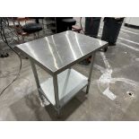 Stainless Steel Prep Table - 3ft x 2.5ft