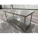 Stainless Steel Prep Table - 6ft x 3ft