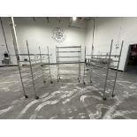 Rolling Steel Rack (Qty 3)