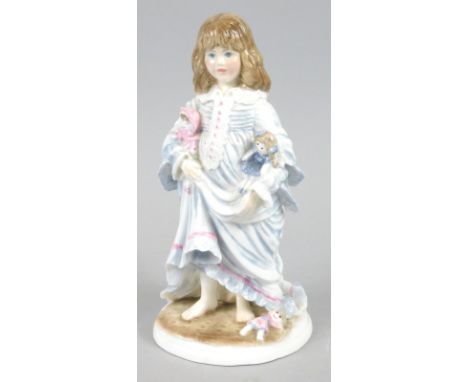 A Royal Worcester porcelain figure, Lullaby, limited edition number 5772/9500