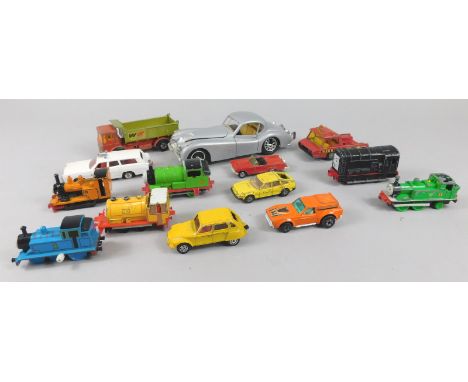 Various die-cast vehicles etc., Ertl Thomas the tank engine trains, 4cm high, etc., other die-cast Burago and others (a quant