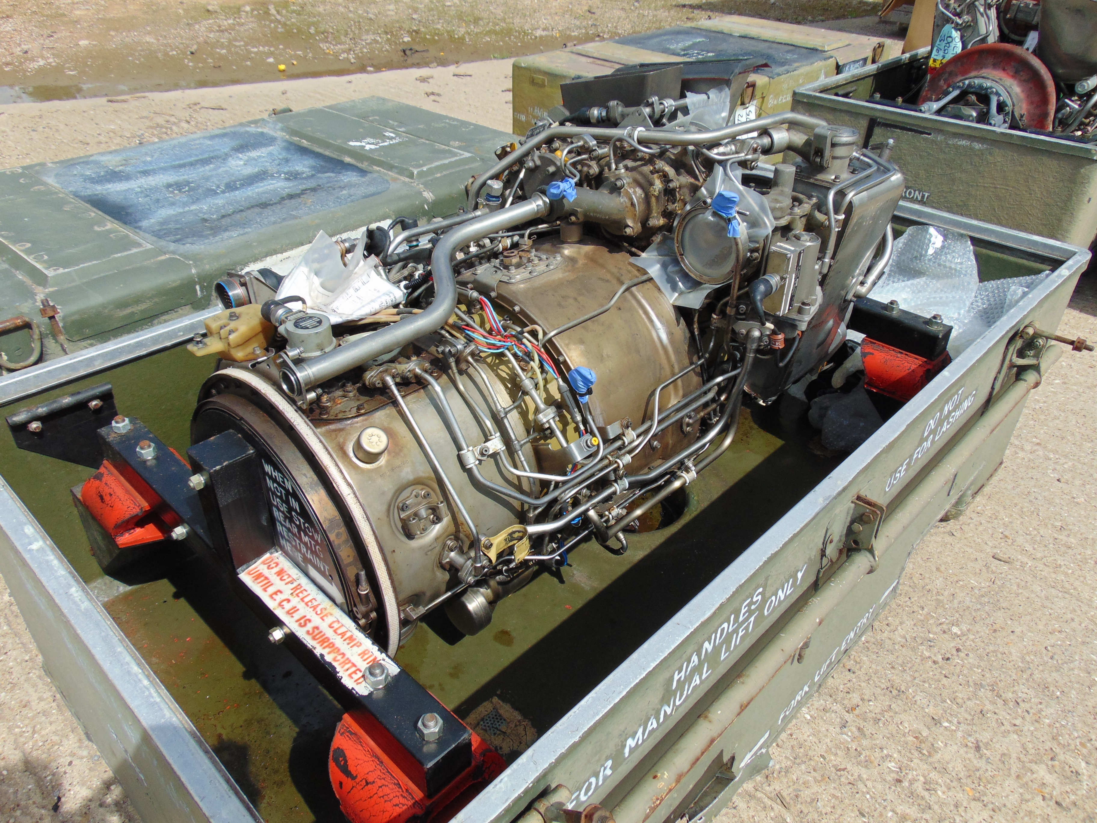 You are bidding on a Rolls Royce Gem Jet Engine complete with