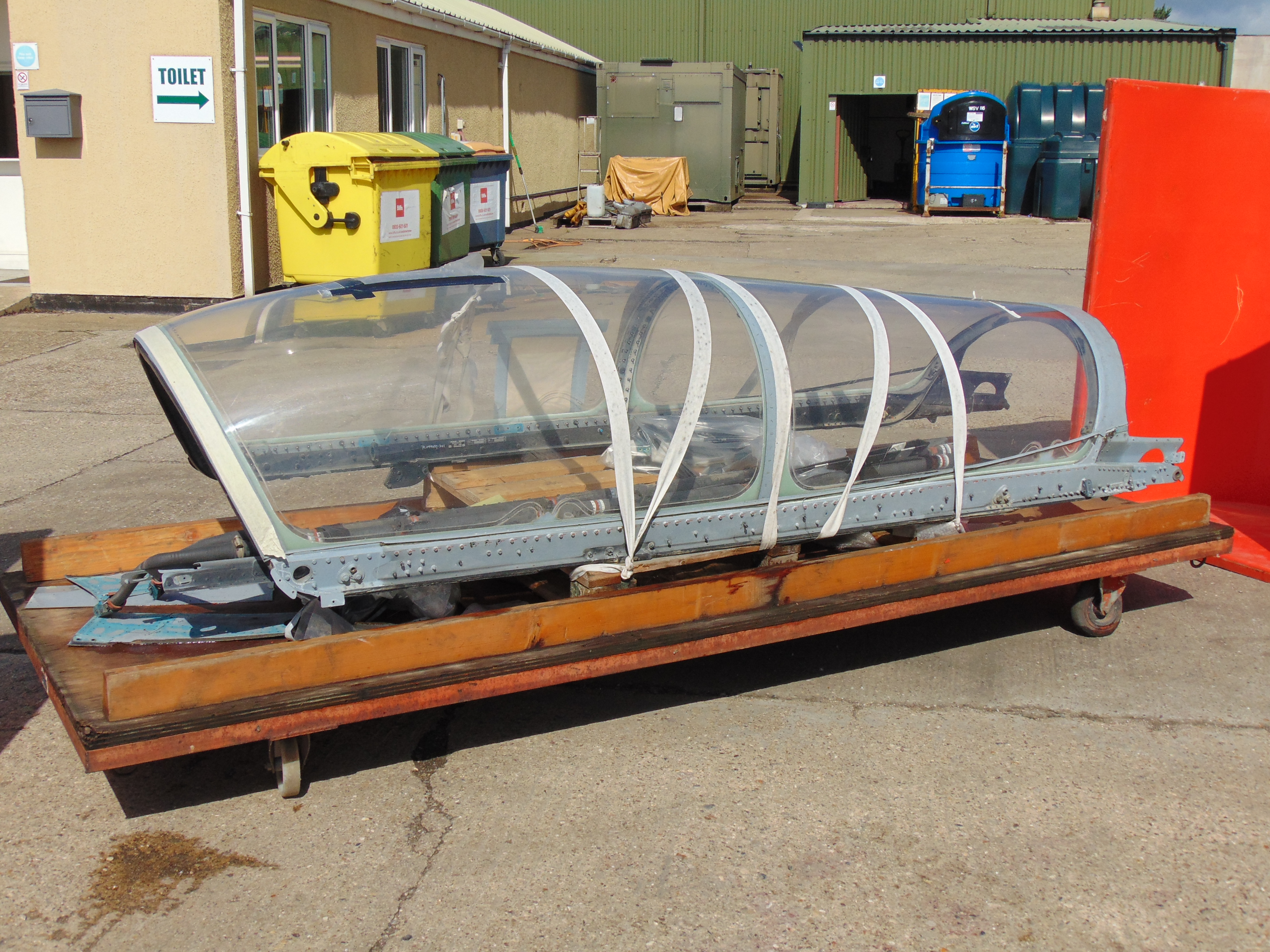 You are bidding on a Tornado Fighter Jet Aircraft Canopy. This Tornado