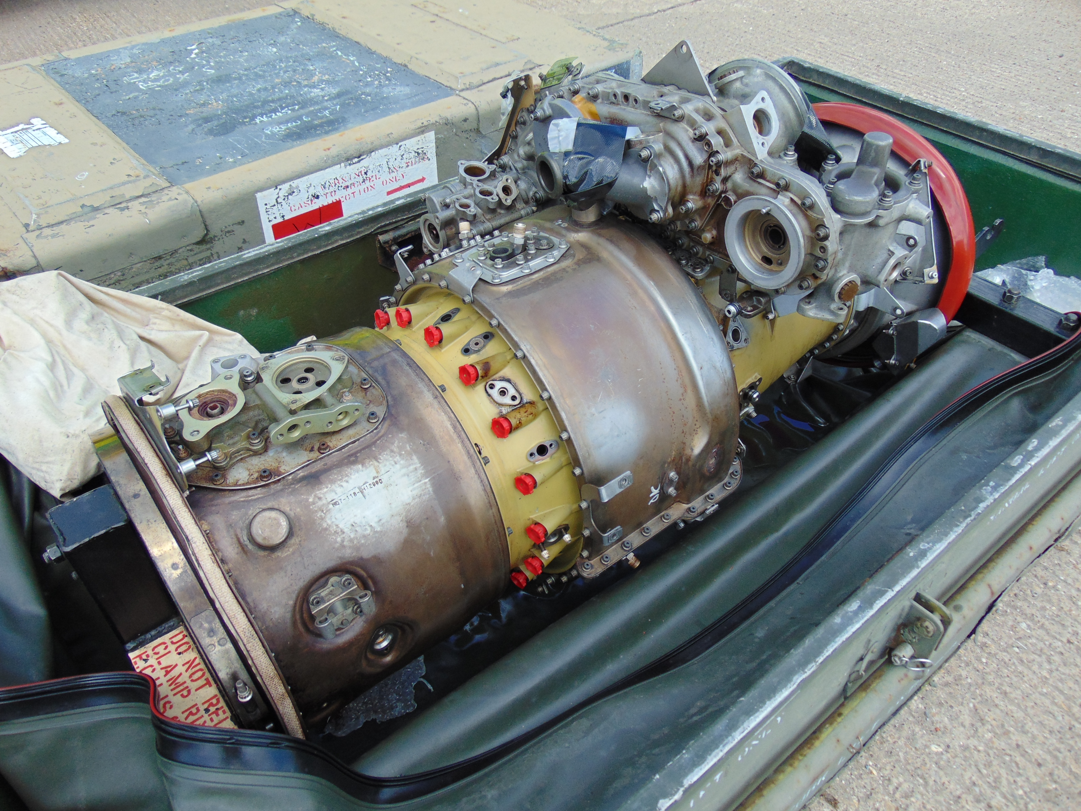 You are bidding on a Rolls Royce Gem Jet Engine complete with