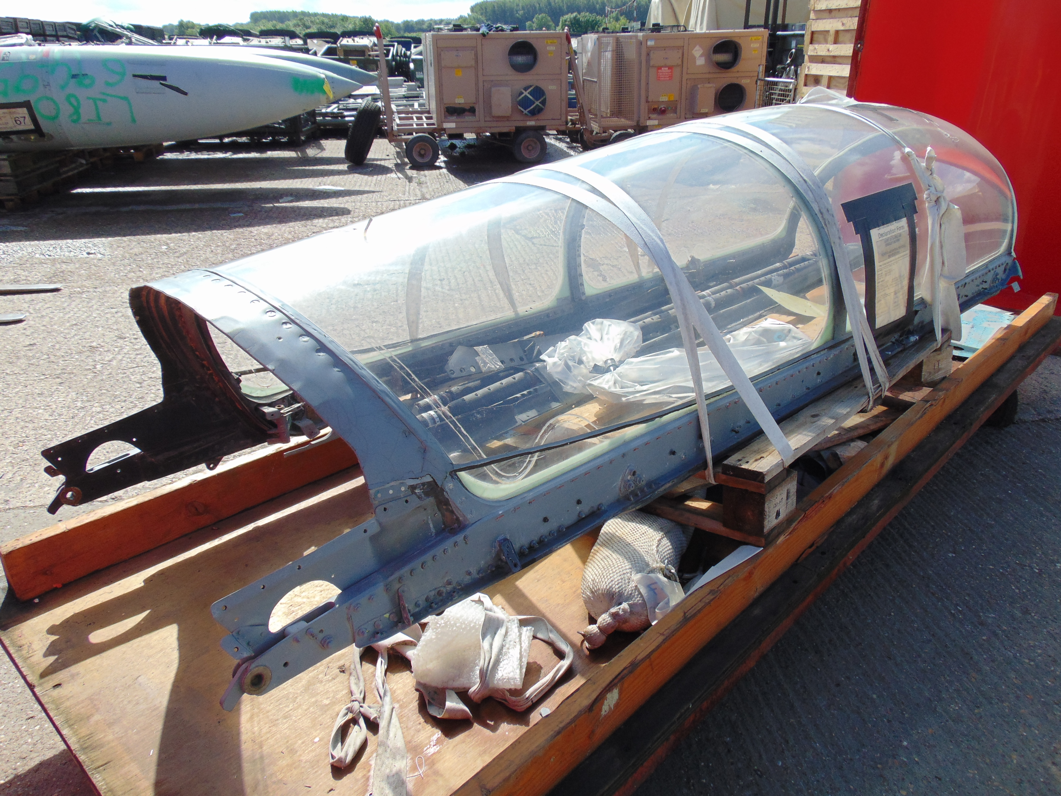 You are bidding on a Tornado Fighter Jet Aircraft Canopy. This Tornado