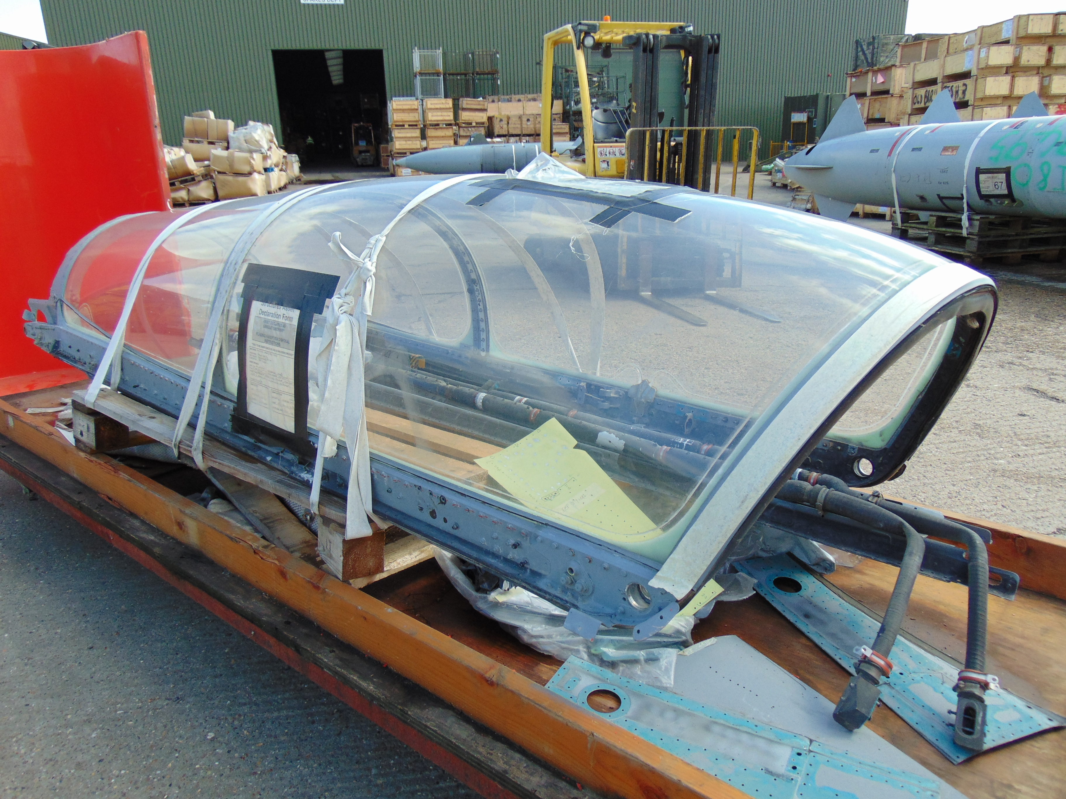 You are bidding on a Tornado Fighter Jet Aircraft Canopy. This Tornado