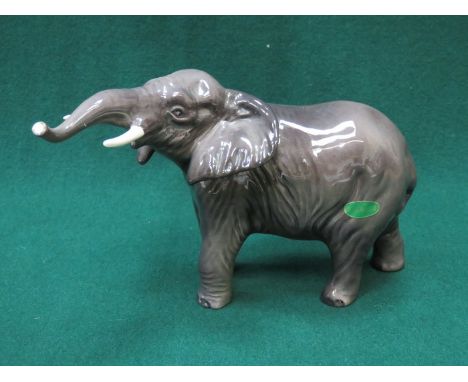 BESWICK GLAZED CERAMIC ELEPHANT NO 974 BY ARTHUR GREDINGTON 12cm 