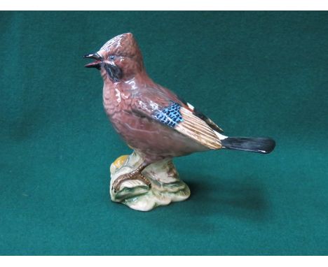 BESWICK GLAZED CERAMIC JAY NO 2417 BY GRAHAM TONGUE 12.5 cm 