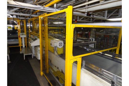 2001 Busse Model T 5003 High Level Bottle Depalletizer Z Flow