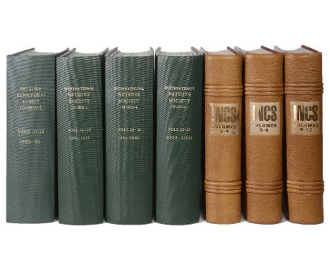 A SET OF NETSUKE JOURNALS 1973-2013, LARGELY BOUNDUnder its 3 different titles, 12 vols. of the Journal of the International 