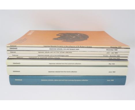 ESKENAZIexhibition catalogues of netsuke: including the Carré, Veranneman, Lazarnick, Greene collections as well as exhibitio