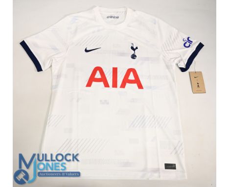 Tottenham Hotspur FC Home Football Shirt 2023-2024 Size Large. Nike / AIA (VG) with tags