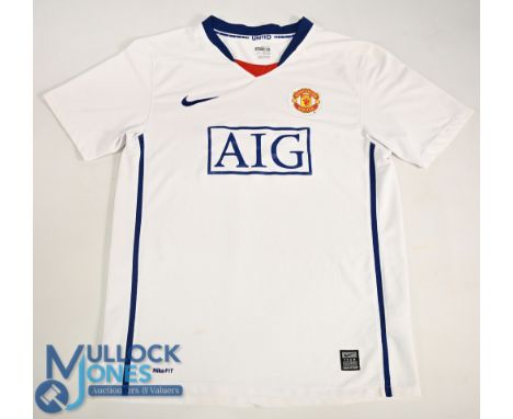Manchester United FC Home Football Shirt 2008-2009 Size Age 13/15 XL Nike / AIG (G) with some marks on back