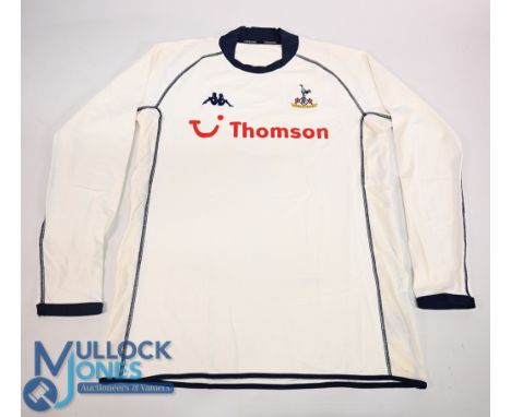 Tottenham Hotspur FC Home Football Shirt 2002-2003 Size XL. Kappa / Thomson (VG) long sleeves