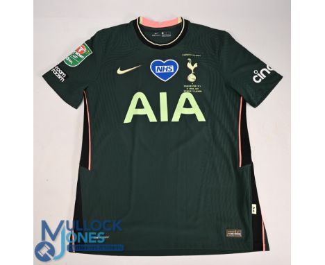 Tottenham Hotspur FC Away Football Shirt 2021 Carabao Cup Final #10 Kane Size Medium Nike / AIA (VG)