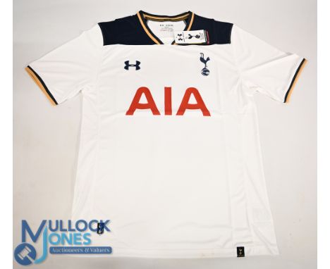 Tottenham Hotspur FC Home Football Shirt 2016-2017 Size XL. Under Armour / AIA (G) with tags, some small marks