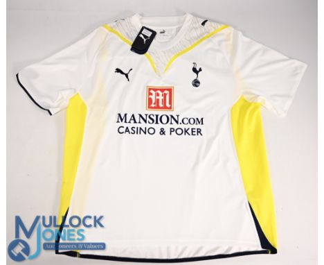 Tottenham Hotspur FC Home Football Shirt 2009-2010 Size XL Puma / Mansion (VG) with tags