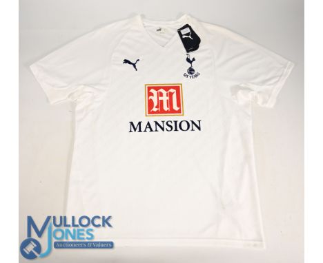 Tottenham Hotspur FC Home Football Shirt 2007-2008 125 Years Anniversary Size Large Puma / Mansion (VG) with tags