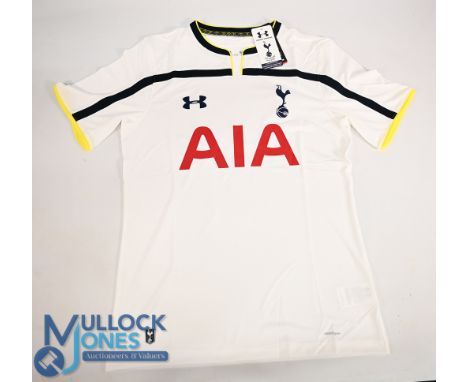 Tottenham Hotspur FC Home Football Shirt 2014-2015 Size Large. Under Armour / AIA (VG) with tags