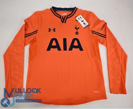 Tottenham Hotspur FC Goalkeeper Football Shirt 2013-2014 Size Large. Under Armour / AIA long sleeves (VG) with tags