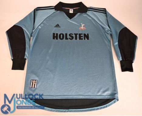 Tottenham Hotspur FC Away Goalkeeper Football Shirt 1999-2000 Size XL Adidas / Holsten Padded sleeves (G) with some bobbles