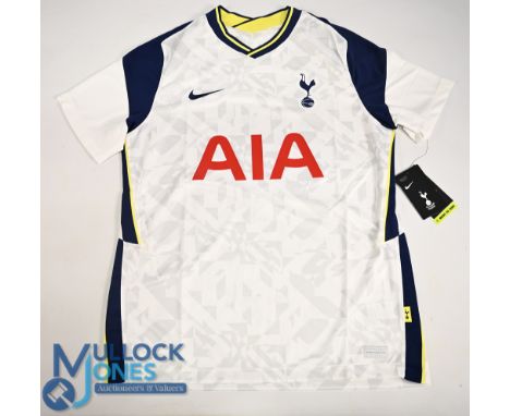 Tottenham Hotspur FC Home Football Shirt 2020-2021 Size Large. Nike / AIA (VG) with tags