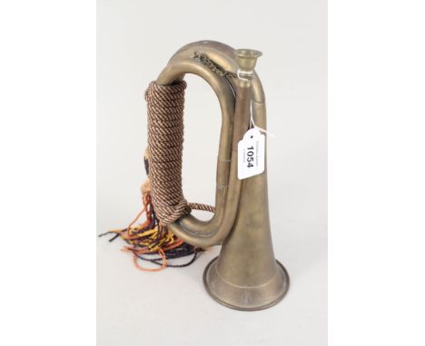 A brass bugle