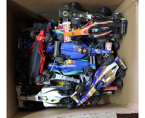 Various large scale Minichamps and other Formula I racing cars