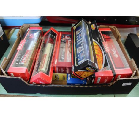 Eleven boxed Corgi trucks including Superhaulers, classics road scene etc