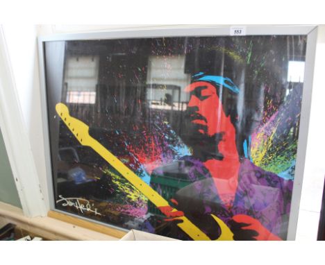 A Jimi Hendrix poster