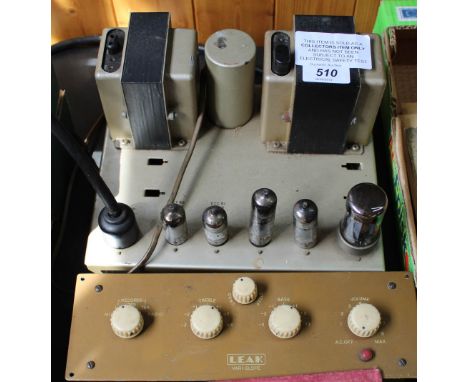 A Leak TL12 plus five valve amplifier plus Vari Slope controller, this item is sold as a collectors item only and has not bee