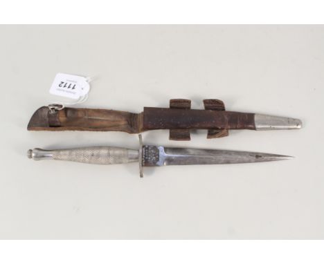 A WWII era MkI F&amp;S fighting knife, marked The F-S Fighting Knife, Wilkinson Sword Ltd London, a good honest example with 