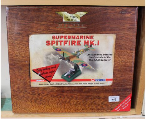 A boxed Corgi Aviation Archive Supermarine Spitfire Mk1 1-32 scale