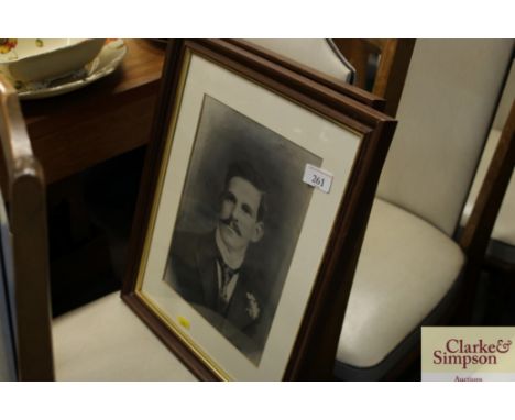 A pair of vintage style portrait photographic prints