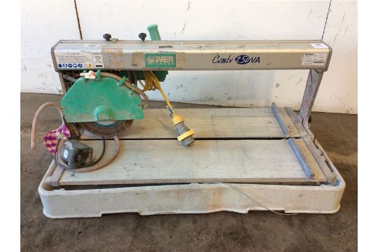 063558 Imer Combi 250 Va Tile Saw Bench Plunge Cut 110v
