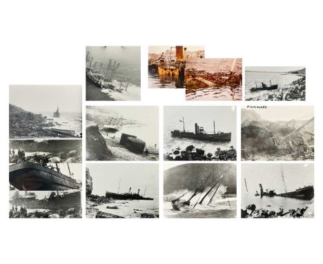 Shipwreck Photographs A large collection of modern reprints Approximately a hundred photographs on 17.5cm x 25.5cm Ilford Glo