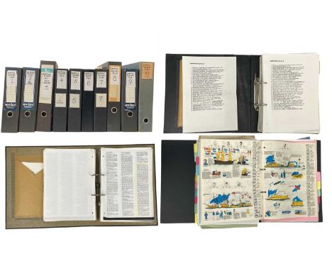 The Richard Larn Archive Shipping History Files. Ten files  A remarkable collection of ten meticulously organized files conta