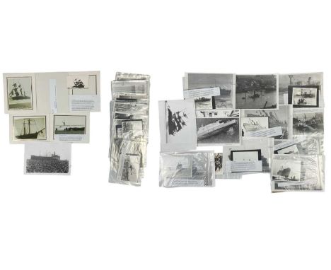 Shipwreck Photographs Norfolk, Essex, Durham, Lincolnshire &c. &c.  A large collection of mostly good quality reprints, almos