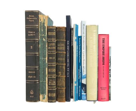 Reference and Ships Lost Twelve works 'List of H.M. Ships Lost from all Causes Other The by the Enemy, from 1800 to 1905,' fa