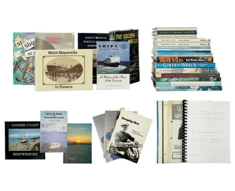 (Shipwrecks) Wales and The Irish Sea Thrity five works  A mixture of hardbacks, limpbacks and booklets, all vg to fineEdmunds