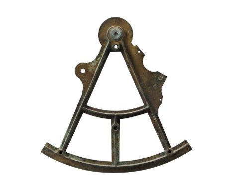 SS. Eastfield sunk off the Manacles on 27. 11. 1917 The brass framework of a navigational sextant, c1900 Found on the bridge 