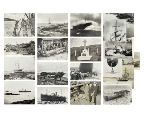 Shipwreck Photographs Porthleven, Loe Bar, Praa Sands, Perranuthnoe, Prussia Cove HMS. Anson. 32-ponder iron cannon with cann