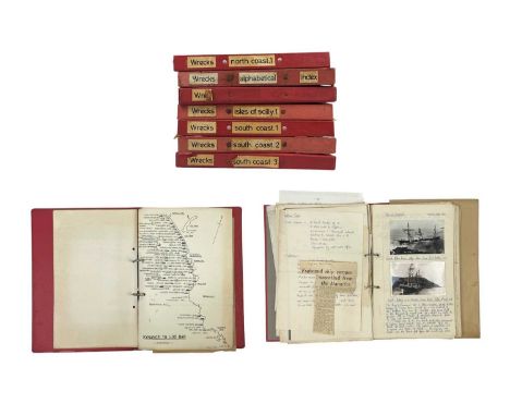 The Richard Larn Archive Seven folders used as a reference for Richard Larn's early writings.  This remarkable archive, conta