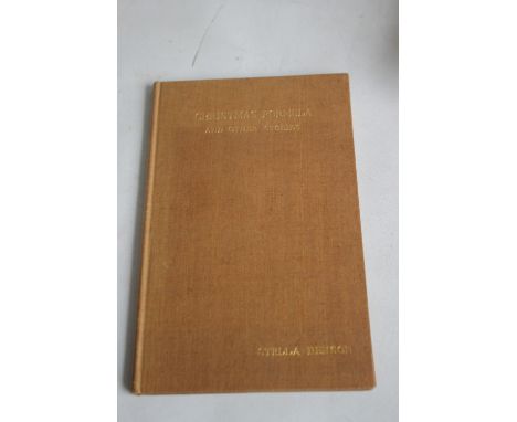 CHRISTMAS FORMULA AND OTHER STORIES BY STELLA BENSON published by William Jackson signed limited first edition 1932, number 4